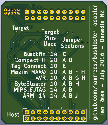 JTAG Adapter Back